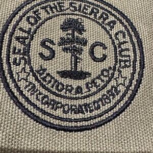 Tan Canvas Sierra Club Laptop Bag